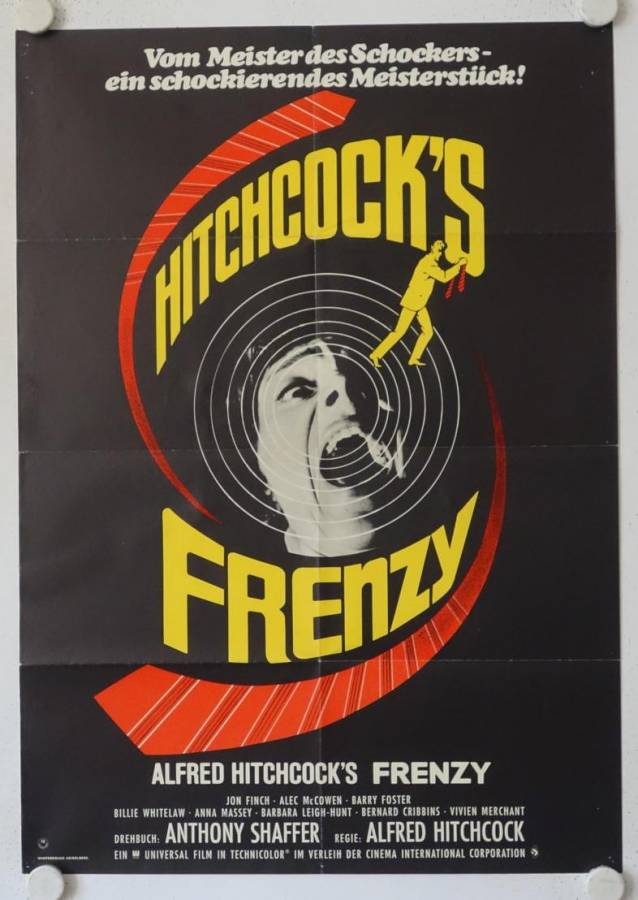 Frenzy original release german movie poster